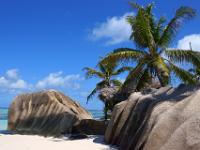 Felsgruppe an der Anse Source d'Argent - La Digue